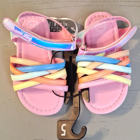 Colorful Girl's Sandals - Picture 1 of 5